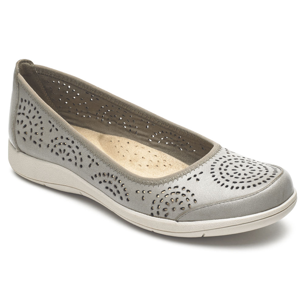 Slip-Ons Rockport Mujer Mexico - Daisey Ballet Grises - FCBWL7309